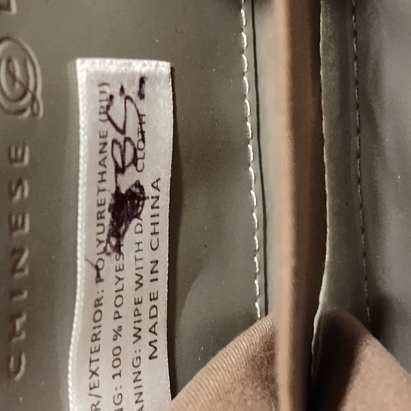 Gray and Blue Women's Zipper Wallet - Picture 7 of 8